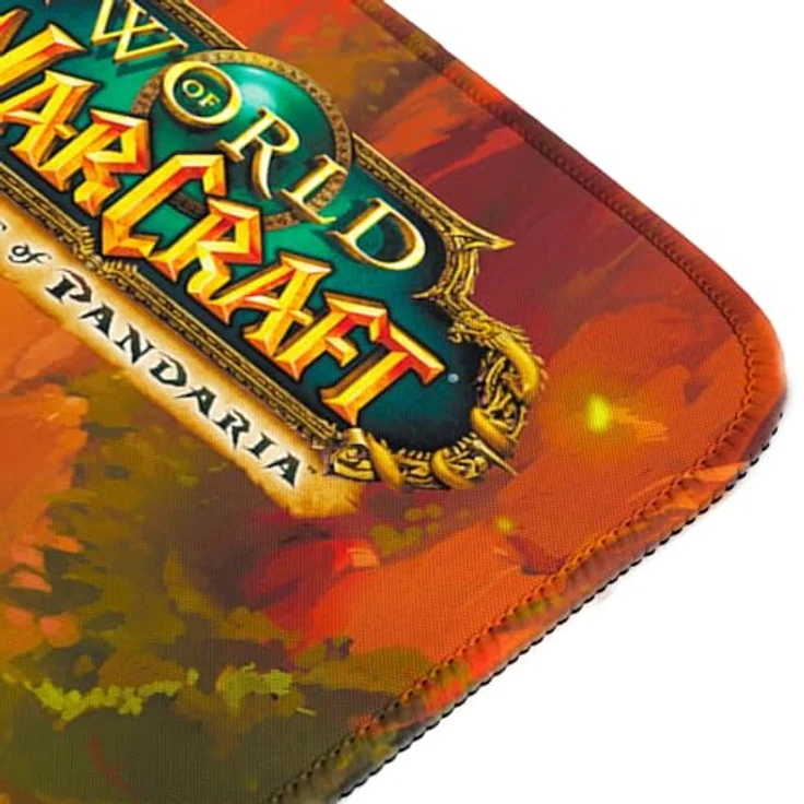 Dark Project World of Warcraft Gaming-Mauspad, Pandaren mit Laternen, XL, 90 x 42 x 0,4 cm, wasserabweisend, rutschfeste Gummibasis, verschleißfeste Kanten – Bild 4