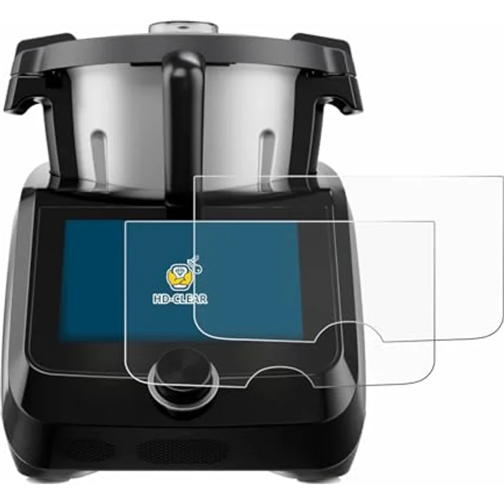 BROTECT 2 Stück Schutzfolie für SilverCrest Monsieur Cuisine Smart BLACK EDITION Displayschutz Folie Ultra-Klar – Bild 2