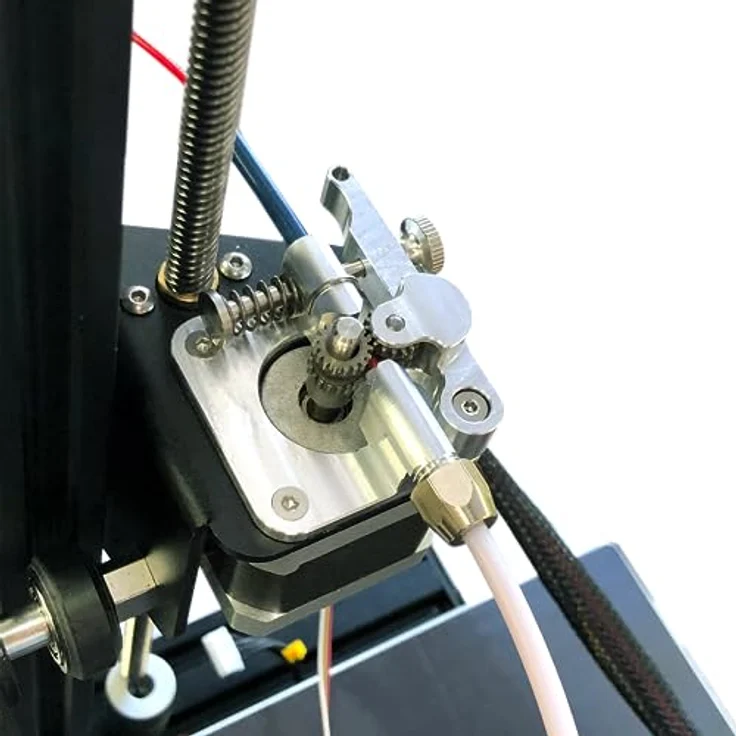 Micro-Swiss Bowden Dual Gear Extruder für Creality Drucker M2714, kompatibel mit Ender 3/5/6, CR-10/CR-10s Pro, grau – Bild 2