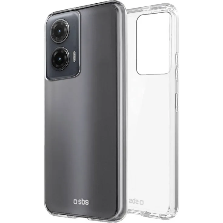 sbs mobile Handyhülle für Motorola Moto G35 5G, Transparent, 6.72 Zoll Cover