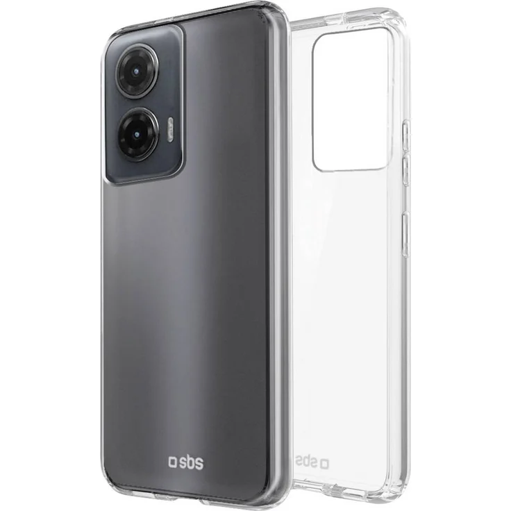 sbs mobile Handyhülle für Motorola Moto G35 5G, Transparent, 6.72 Zoll Cover