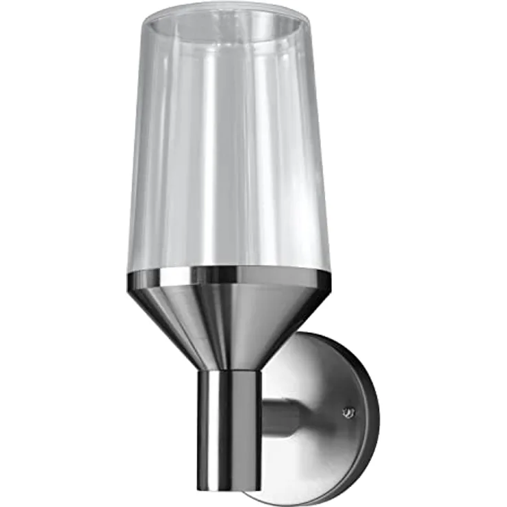 Ledvance LED Wandleuchte für E27 Leuchtmittel, Design Leuchte in Kelchoptik für Außen, Edelstahl, ENDURA CLASSIC CALICE WALL E27