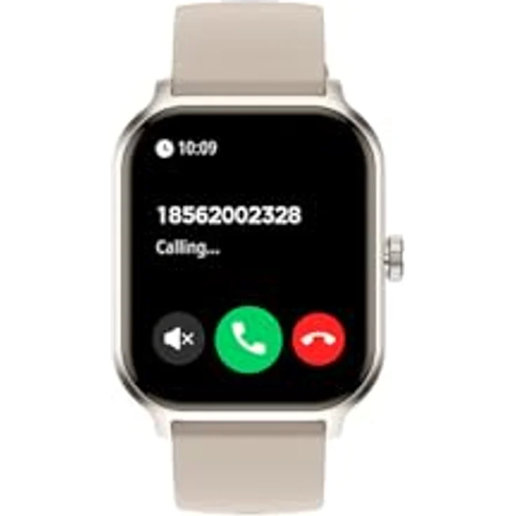 SPC Smartee Duo 3 - Smartwatch mit 1,93" AMOLED-Display, Bluetooth-Telefonie, bis zu 7 Tagen Akkulaufzeit, 100 Sportarten, IP68, beige und braune Armbänder – Bild 4