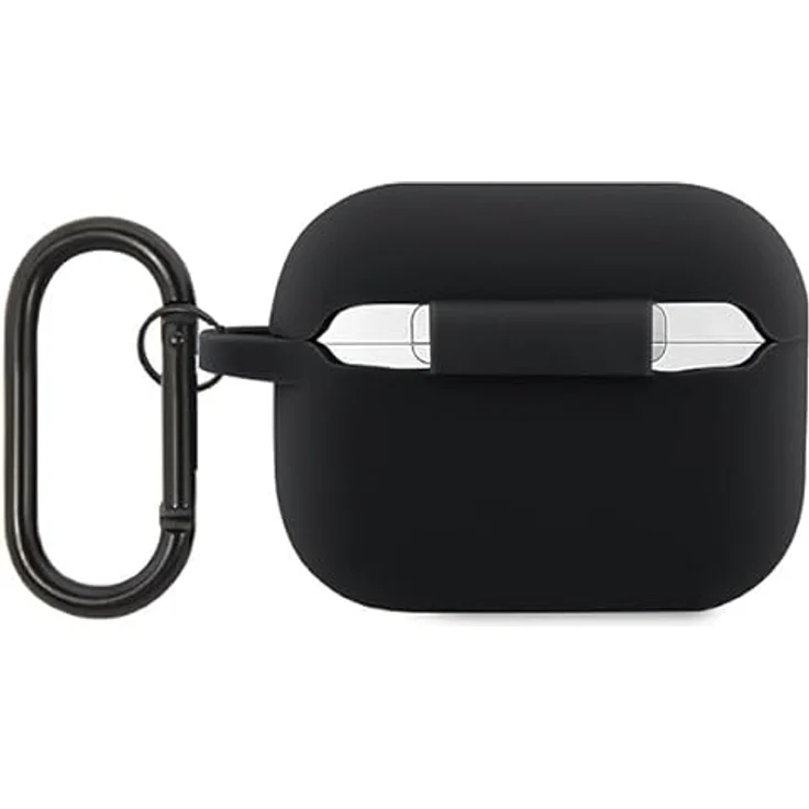 Lacoste Lcap2slok, Ladecase Hülle aus hochwertigem Silikon, Schutzhülle für Airpods, schwarz – Bild 2