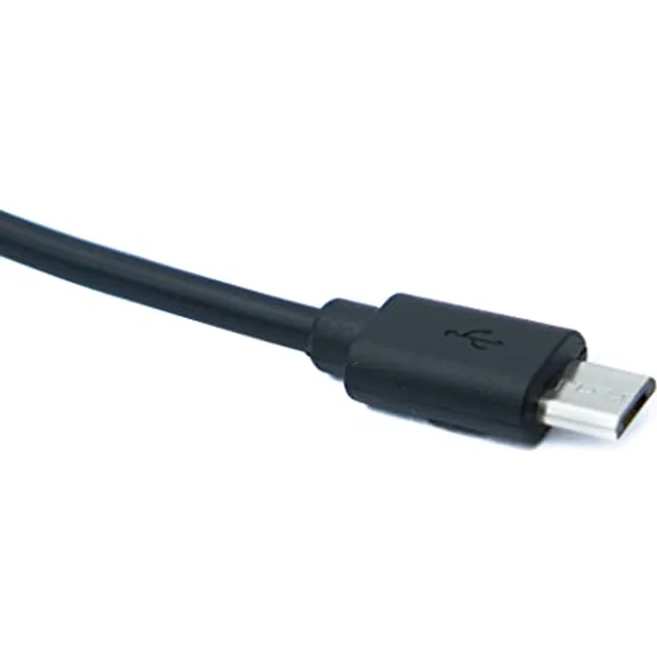 System-S USB 2.0 Kabel 10 m Micro B Stecker zu Typ A Stecker Ladekabel 10 m Schwarz – Bild 3