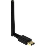 Inter-Tech Wi-Fi 5 USB Adapter Argus EP-119, Bluetooth 4.2, schnelle Verbindung mit bis zu 600Mbps, schwarz