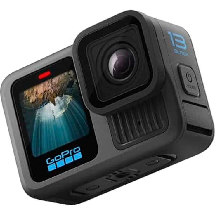 GoPro HERO13 Black – wasserdichte Actionkamera mit 5,3K60-Video, 27MP-Foto + HB-Series-Objektivkompatibilität – Bild 2