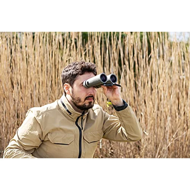 Bresser Fernglas 10x42 Wave, wasserdicht, mit BaK-4-Glas, UR-Vergütung und Brillenträgerokularen, für Naturbeobachtungen, auf Reisen und beim Wandern – Bild 5