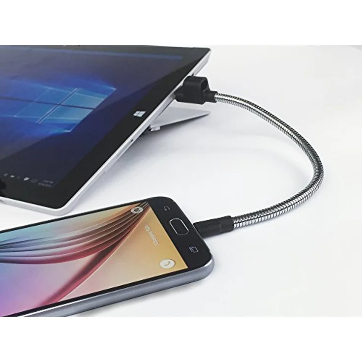 FUSE Chicken LPM Titan M Loop Kabel Micro USB für Android Smartphone Silber – Bild 3