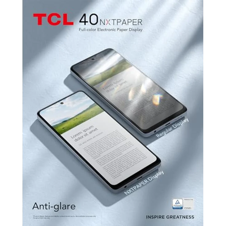 TCL 40 NXTPAPER 4G Smartphone, 16,78 cm (6,78 Zoll) (90 Hz, 8 GB - 256 GB, erweiterbarer MicroSD, erweiterbarer RAM, Dual-SIM, Kamera 50 MP, Selfie-Kamera 32 MP, Akku 5010 mAh, doppelter – Bild 2