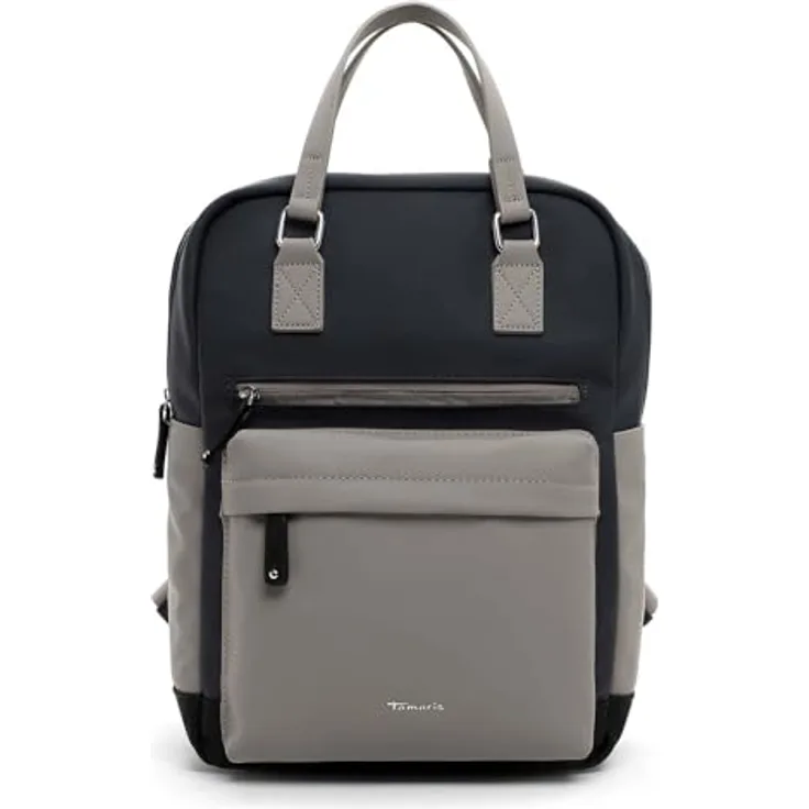 Tamaris Gianna Cityrucksack M, eleganter Rucksack mit viel Stauraum für Laptop, blau, Maße 26 x 38 x 15 cm