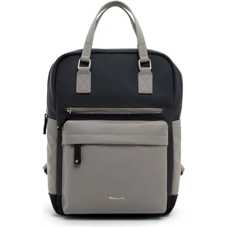 Tamaris Gianna Cityrucksack M, eleganter Rucksack mit viel Stauraum für Laptop, blau, Maße 26 x 38 x 15 cm – Bild 1
