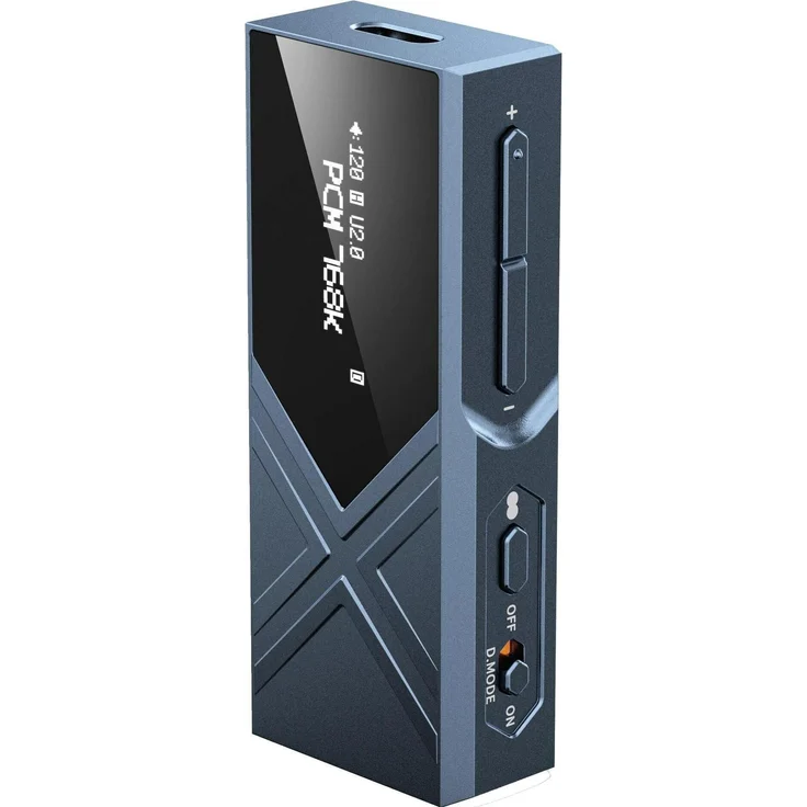 FiiO KA17, Kopfhörerverstärker und USB-DAC mit THX AAA 78+ und parametrischem Equalizer, Blau, Schwarz