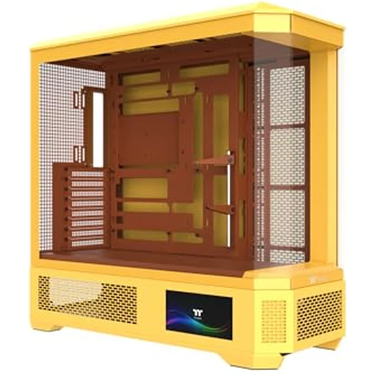 Thermaltake View 600 TG Butter Caramel, PC Gehäuse mit Tempered Glass und modernem Design – Bild 8