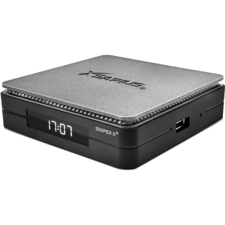 Xsarius Sniper 2 BT, 4K UHD Linux IPTV Receiver mit Bluetooth Media Player, PVR, WLAN & HDMI, inklusive Fernbedienung mit Hintergrundbeleuchtung – Bild 2
