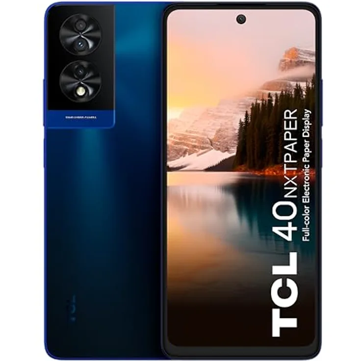 TCL 40 NXTPAPER 4G Smartphone, 16,78 cm (6,78 Zoll) (90 Hz, 8 GB - 256 GB, erweiterbarer MicroSD, erweiterbarer RAM, Dual-SIM, Kamera 50 MP, Selfie-Kamera 32 MP, Akku 5010 mAh, doppelter
