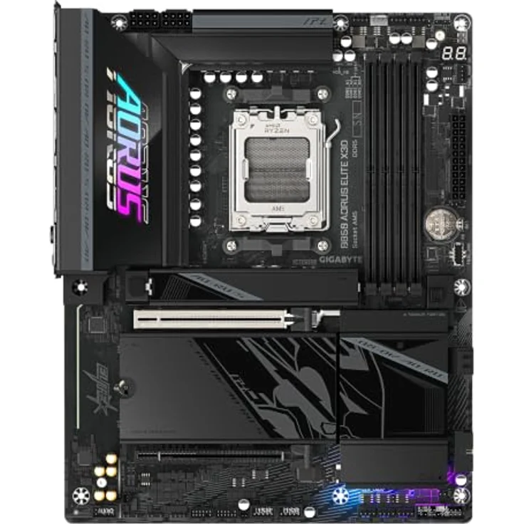 Gigabyte B850 AORUS ELITE X3D, ATX Mainboard für AM5 mit 4xDDR5 und 4xM.2 Slots – Bild 2