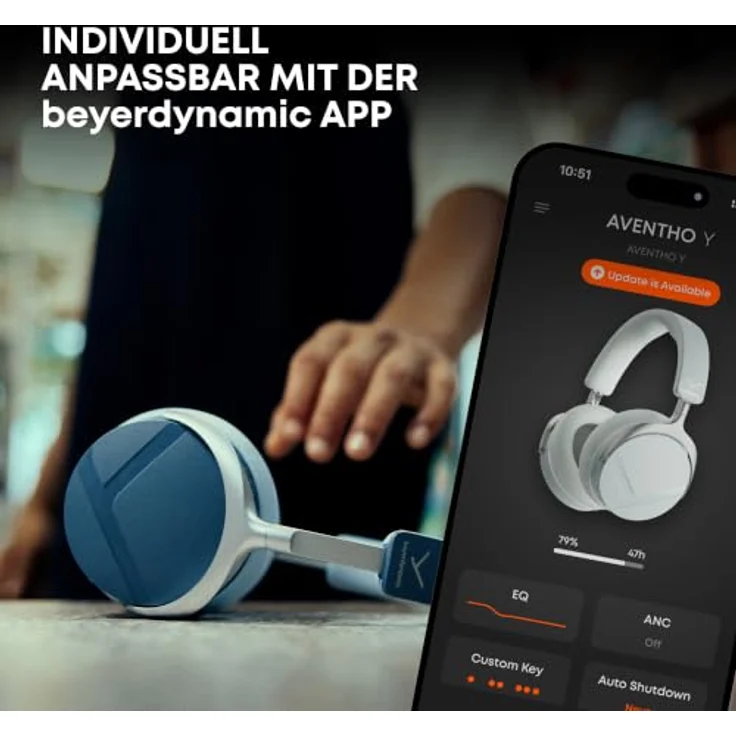 beyerdynamic AVENTHO Y, Bluetooth-Kopfhörer mit ANC, Schwarz – Bild 7