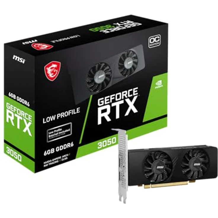 MSI GEFORCE RTX 3050 LP 6G OC Grafikkarte – Bild 2