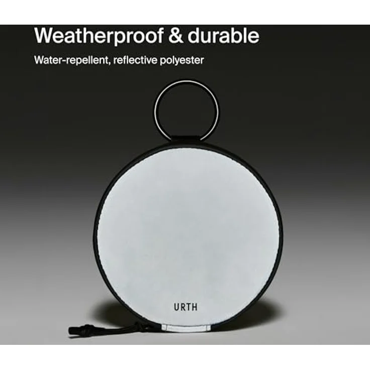 Urth Filtertasche für 4 runde Filter, wetterfestes und gepolstertes Etui mit Karabinerhaken, schwarz – Bild 4