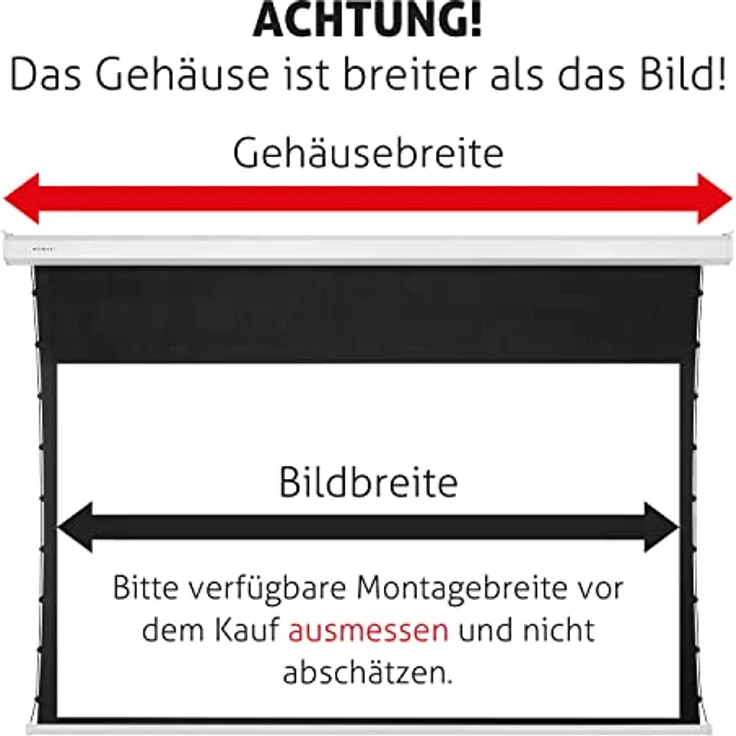 ESMART Professional MIROLO Rollo Leinwand 198 x 124 cm (92'') 16:10 – Bild 9