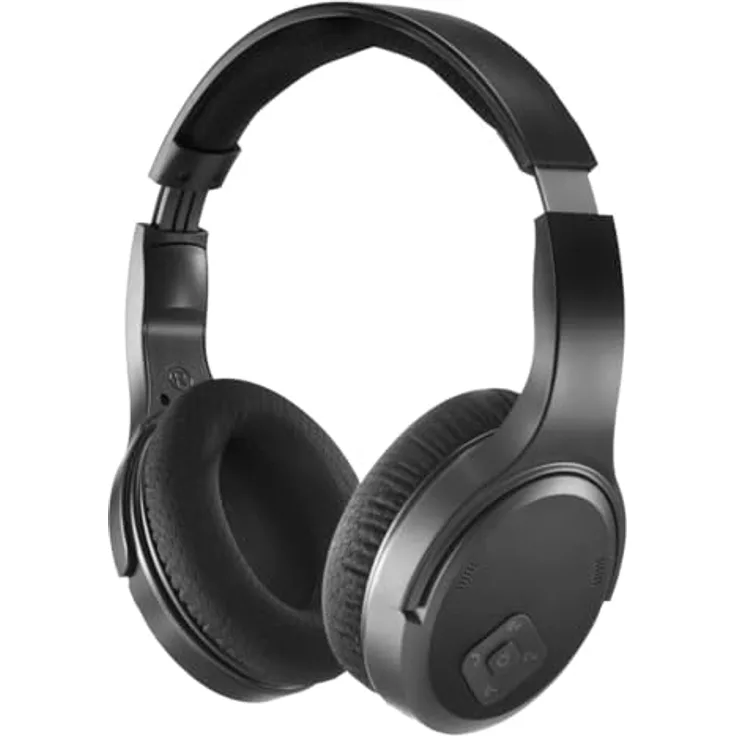 Hama 221847 Over-Ear Bluetooth Kopfhörer, kabelgebunden & kabellos, 16 h Laufzeit, Schwarz, Versandkostenfrei