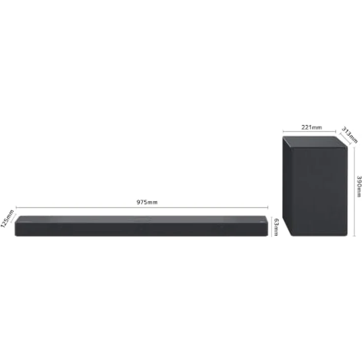 LG SC9S, Schwarz 3.1.3 Kanal Soundbar mit 400 W und Dolby Atmos – Bild 2