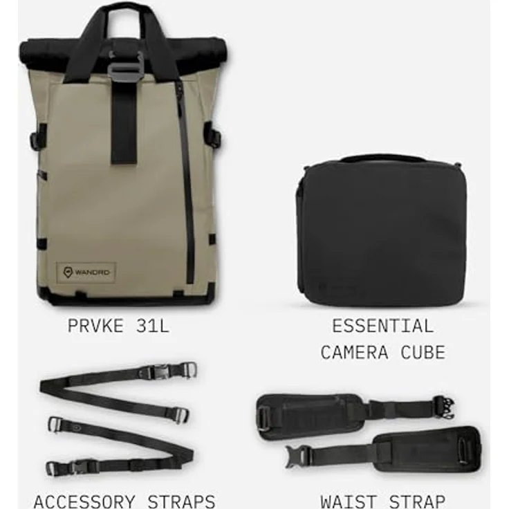 Wandrd THE PRVKE 21 Liter Tan, Fotorucksack mit Kamerafach, Version 3 – Bild 2