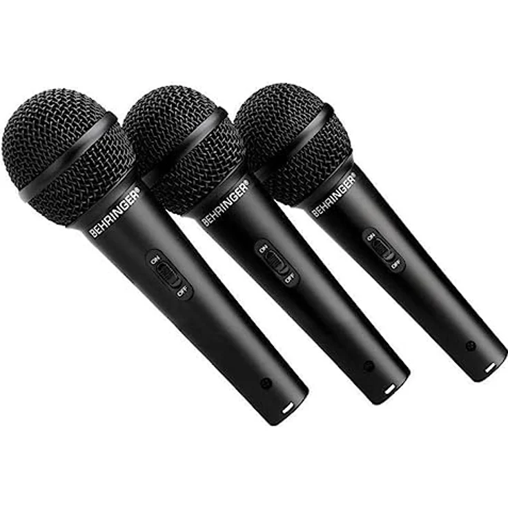 Behringer ULTRAVOICE XM1800S 3 dynamische Gesangs- und Instrumentenmikrofone mit Nierencharakteristik (3er-Set) – Bild 2