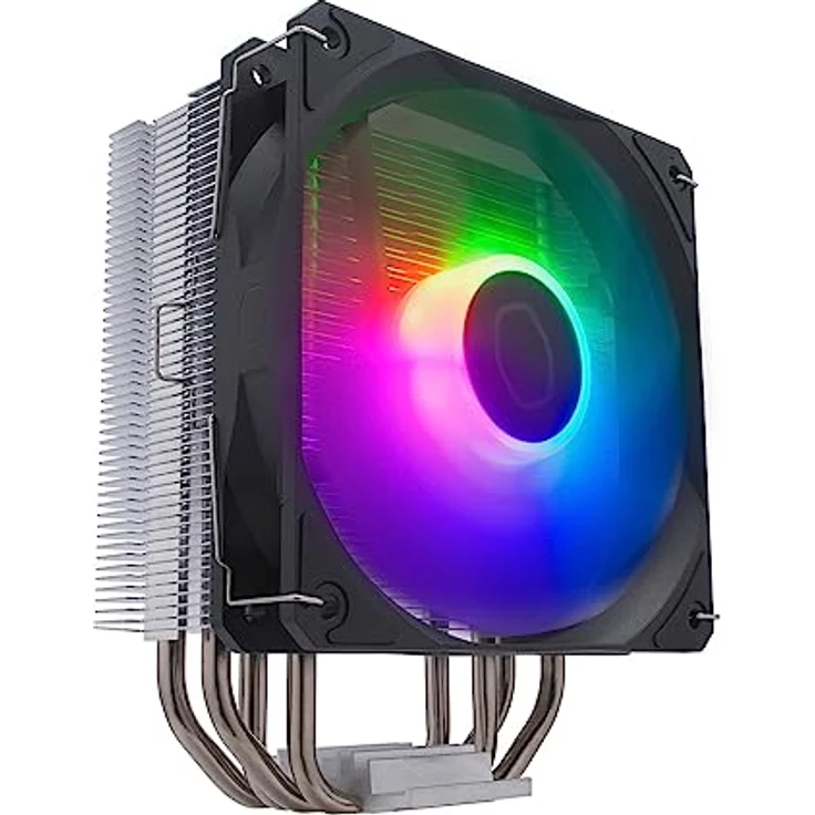 Cooler Master Hyper 212 Spectrum V3, CPU Kühler mit ARGB-Beleuchtung, 12 cm, Mehrfarbig, kompatibel mit LGA 1851 und AM5 – Bild 8