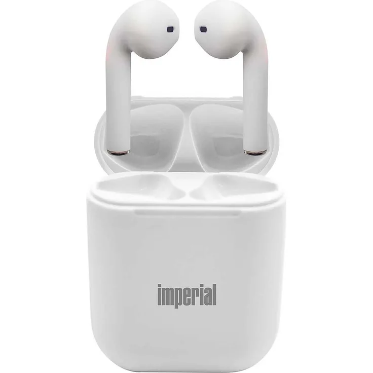 Imperial Collection bluTC TWS Kopfhörer HP 1 Weiß, Bluetooth 5.2, Touch Control, FSC-zertifizierte Verpackung