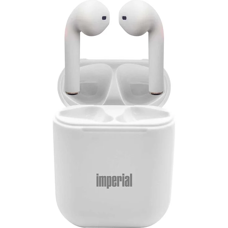 Imperial Collection bluTC TWS Kopfhörer HP 1 Weiß, Bluetooth 5.2, Touch Control, FSC-zertifizierte Verpackung