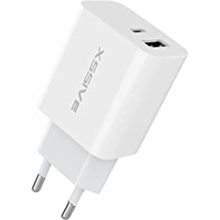 COFI 1453 PD 20W / QC 18W Fast Charge 3.0 PPS Typ-C USB Anschluss Schnell-Ladegerät Netzladegerät 3A Stecker weiß