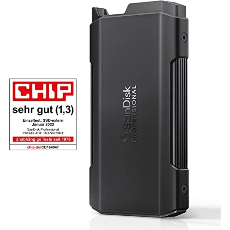SanDisk Professional Pro-Blade Transport (4000 GB), Externe SSD, Schwarz – Bild 2