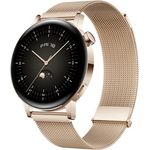 HUAWEI WATCH GT 3 42 mm Smartwatch, lange Akkulaufzeit, ganztägige SpO2-Überwachung, KI-Lauftrainer, genaue Herzfrequenzüberwachung, 100+ Trainingsmodi, Deutsche Version, Hellgold