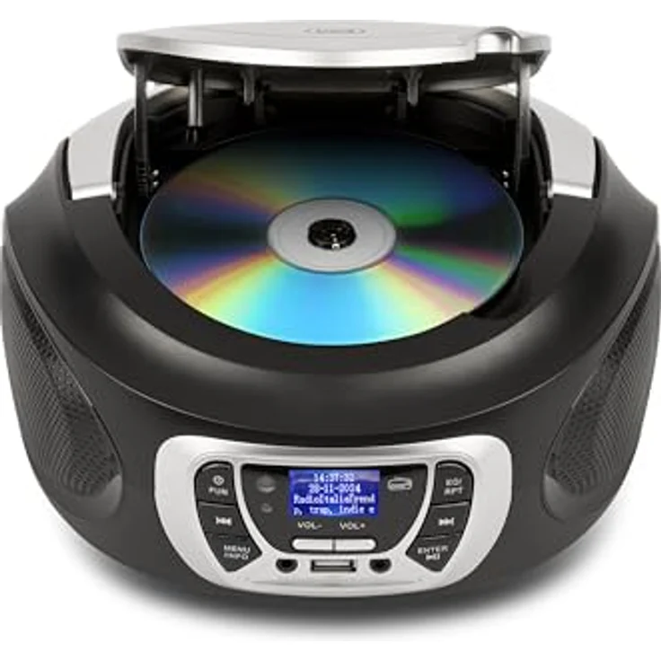 Trevi CMP 510 DAB Stereo tragbar CD BRD Schwarz – Bild 7