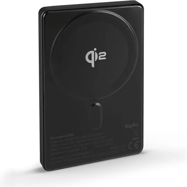 Aqiila Powerbank Powerbird QB5, 20 W Akku-Recharger mit 5000 mAh, Schwarz