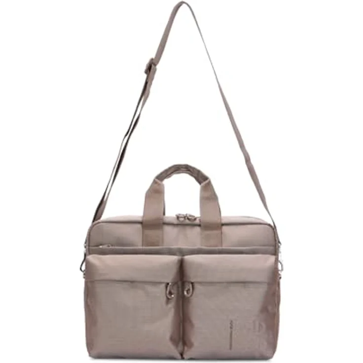Mandarina Duck MD20 Briefcase (15"), Laptop- und Tabletfach, Braun, für Büro und Reisen – Bild 1
