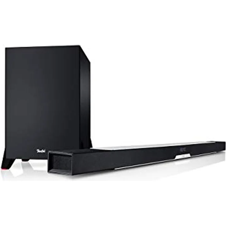 Teufel CINEBAR LUX Ambition - Soundbar mit Subwoofer, Dolby Audio, LAN, WLAN, Dynarmore 3D, Multiroom, Bluetooth, HDMI 3D ARC CEC - schwarz/weiß – Bild 1