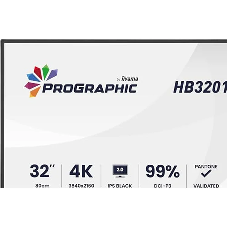 iiyama ProGraphic HB3201UHSNP-B1, 32" 4K-UHD-Monitor mit Pantone-validierter Farbgenauigkeit und USB-C-Dockingstation – Bild 5