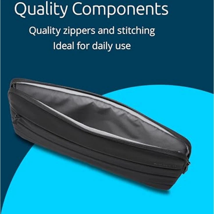 Kensington EQ 12" Laptophülle, gefertigt aus 7,2 mm starken Kunststoffflaschen, für Laptops/Tablets bis zu 12 Zoll, umweltfreundlich, schwarz (K60393WW) – Bild 4