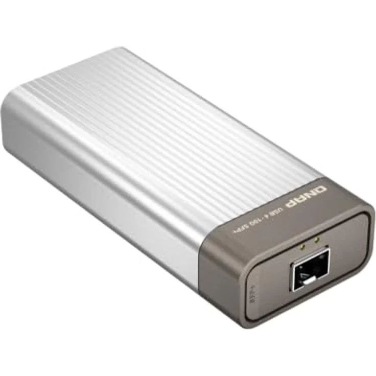 QNAP USB 4 Type-C zu 1 x 10GbE SFP+ NAS-Server, silber, 10.000 Mbit/s Datenübertragungsrate – Bild 5