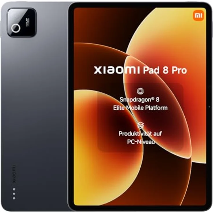 XIAOMI Pad 8 Pro, Tablet 11,2 Zoll, 8GB RAM, 256GB Speicher, Snapdragon 8 Elite, 9200mAh Akku, 144Hz Display, Grau, mit 3 Jahren Garantie – Bild 1