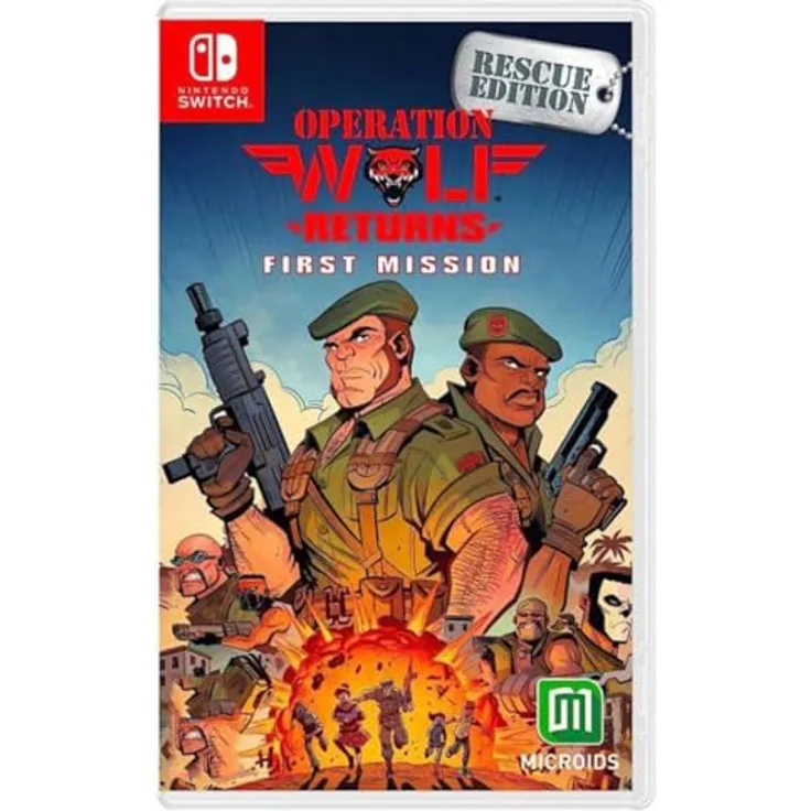 MICROÏDS Operation Wolf Returns: First Mission Rescue Edition, Nintendo Switch Game