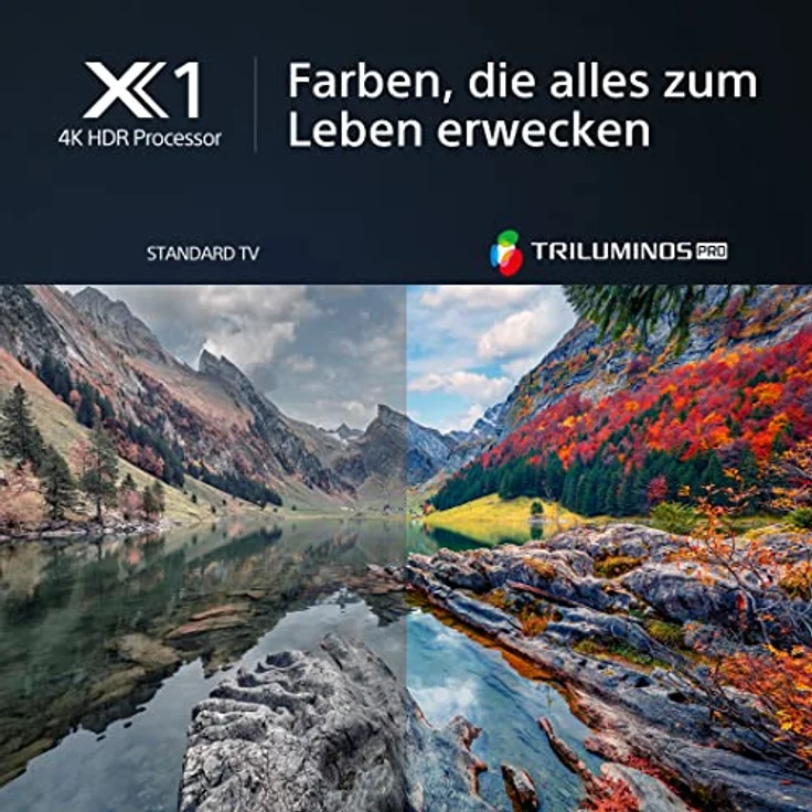 Sony BRAVIA, KD-50X80L, 50 Zoll Fernseher, LED, 4K HDR, Google TV, Smart TV, Works with Alexa, BRAVIA CORE, TRILUMINOS PRO, HDMI 2.1, Gaming-Menü mit ALLM – Bild 2