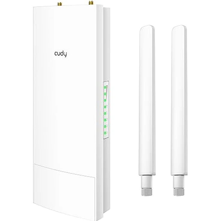 Cudy Unlocked Outdoor 4G LTE Cat 6 Gigabit Modem Router mit SIM-Kartensteckplatz, 2 CA, AC1200 WLAN, IP65, abnehmbare Antennen, passiver PoE-Adapter, Mast- oder Wandmontage, VPN, LT700 Outdoor – Bild 2