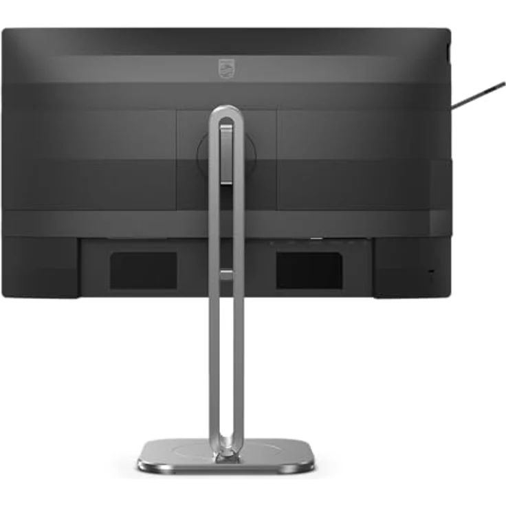 Philips 24B2N4200, 24 Zoll FHD Monitor mit 120 Hz, Lautsprechern, höhenverstellbar, Schwarz Grau – Bild 3