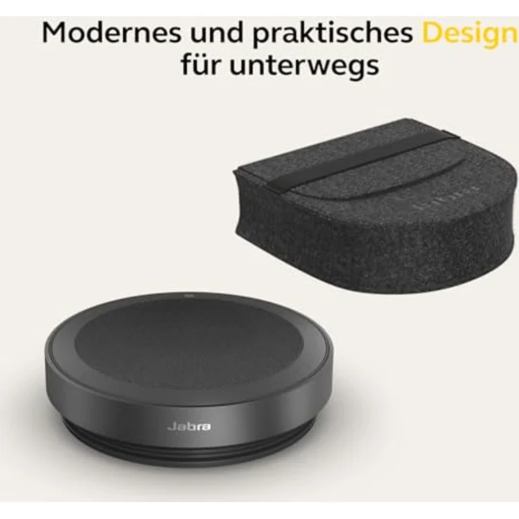 Jabra Speak2 75 schnurlose Freisprechlösung mit USB-A Bluetooth-Adapter, 4 Mikrofone mit Geräuschunterdrückung, 65 mm Breitband-Lautsprecher, für Zoom und Google Meet zertifiziert, Dunkelgrau – Bild 5