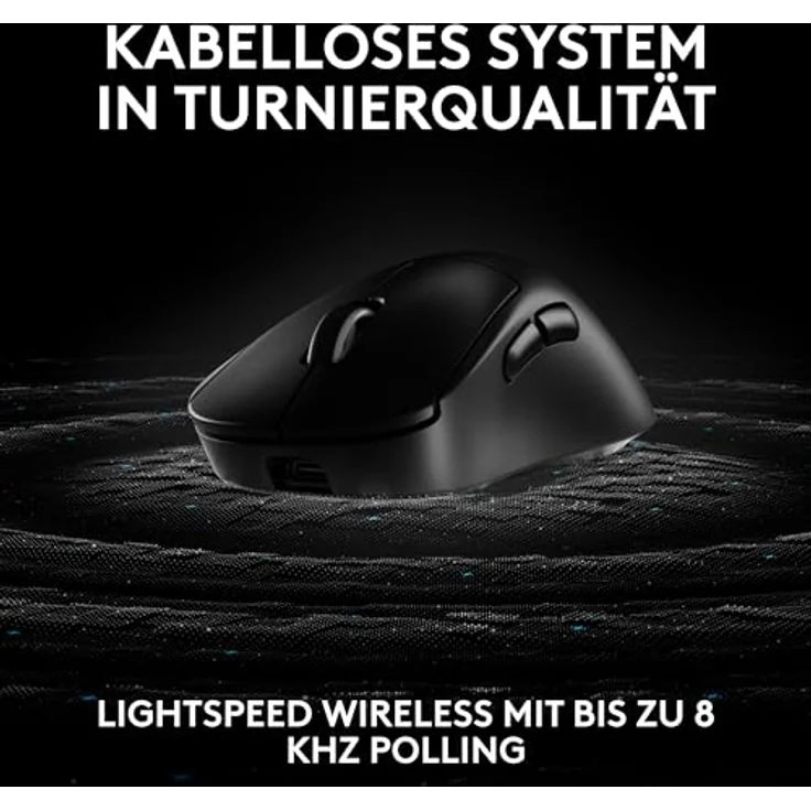 Logitech G PRO X SUPERLIGHT 2 DEX LIGHTSPEED Gaming-Maus, 60g leicht, 5 programmierbare Tasten, 32K-DPI-Sensor, USB-C - Schwarz – Bild 4