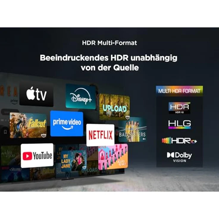 TCL 43T6C, 43 Zoll QLED Fire TV 4K UHD Smart TV mit Dolby Vision, Atmos, Alexa und Triple-Tuner – Bild 8